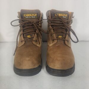 WOMEN’S Carolina CA1428 Waterproof Aluminum Toe Hiker Work Boot Size 6.5 Leather